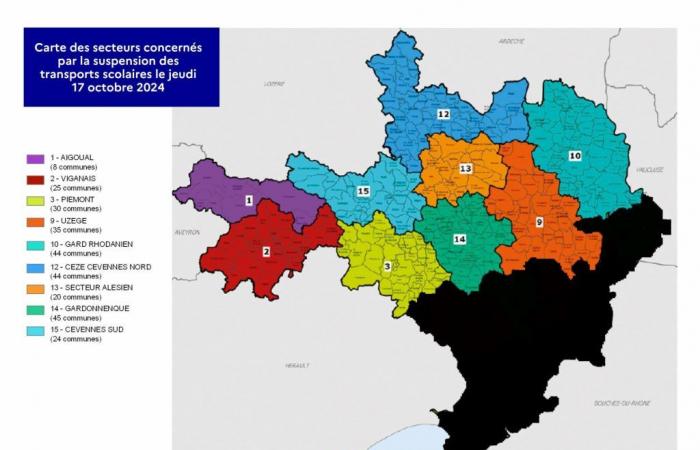 Aktuelles – Orangefarbener Regen-/Überschwemmungsalarm und Schultransport – illiwap-Nachrichten aus der Gemeinde Méjannes le Clap