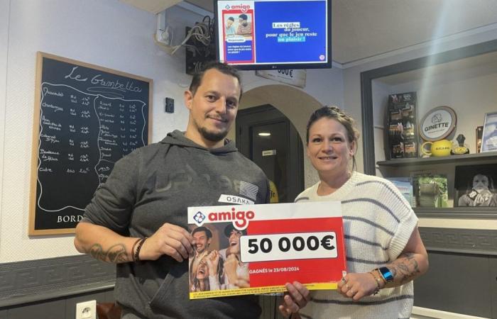 Ein Spieler gewinnt 50.000 € bei Amigo, in dieser Bar in Manche