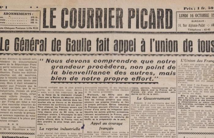 der erste „Courrier Picard“ erscheint.