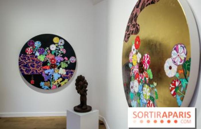 Ausstellung des japanischen Künstlers in der Galerie Perrotin in Paris, unsere Fotos