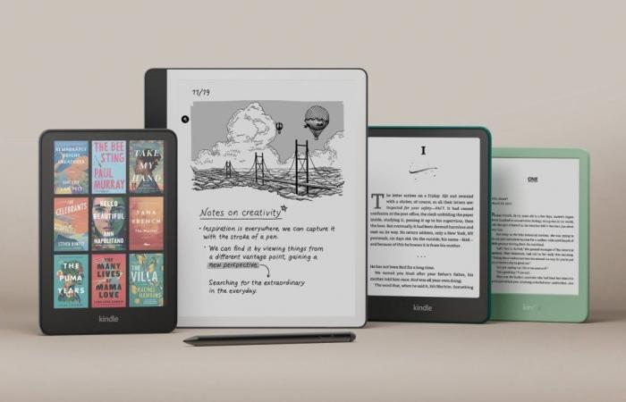 Amazon präsentiert 4 neue Kindle-E-Reader, einer davon in Farbe