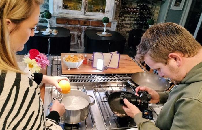 Die Télématin-Show über die Dreharbeiten zu France 2 in einem Schloss in Creuse