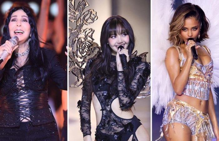 Der Heavy-Metal-Look von Lisa und anderen Künstlern bei der Victoria’s Secret-Modenschau