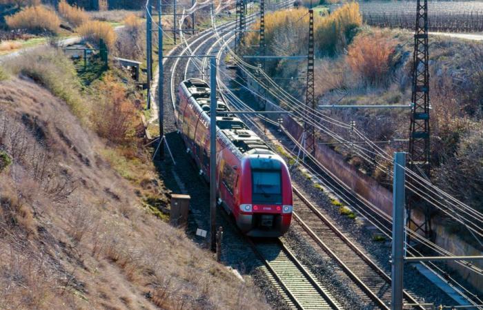 Anhaltende Episode in den Cevennen, Unterbrechung des SNCF-Verkehrs, Zugausfälle im Gard