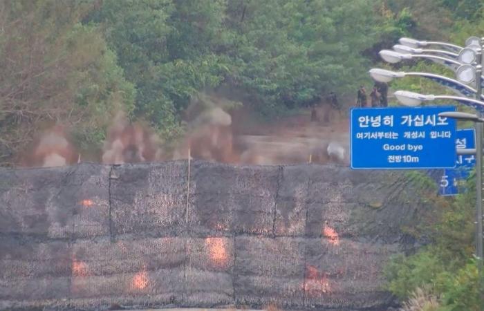 Nordkorea setzt seine Bemühungen fort, Symbole der Wiedervereinigung mit dem Süden zu zerstören