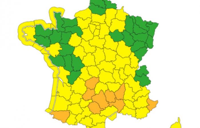 Neun Departements im Süden sind am Donnerstag wegen „Regenüberschwemmungen“ in Alarmbereitschaft