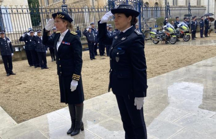 Übernahme des Kommandos in Niort für den neuen Chef der Deux-Sèvres-Polizei