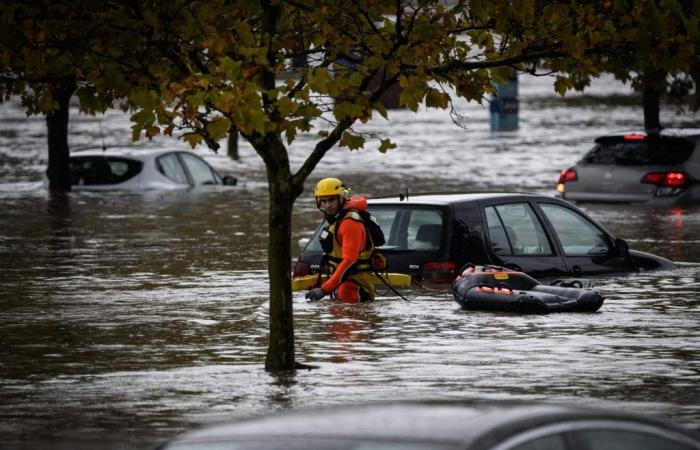 Der Südosten Frankreichs ist von heftigen Regenfällen betroffen