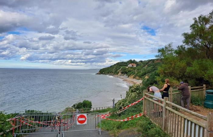 Beklagt wurde ein problematischer Einsturz am Zugang zum Cenitzer Strand