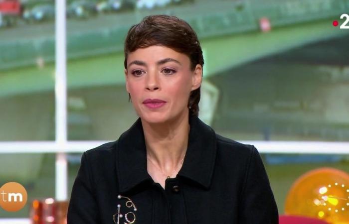 Valérie Maurice versucht eine Frage an Bérénice Bejo, v…