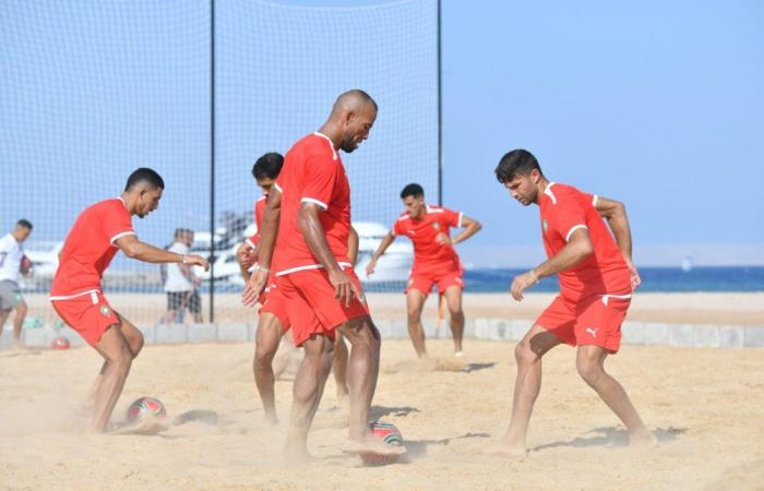 Beach Soccer CAN 2024: Letzte Anpassungen für die Atlas Lions vor dem Spiel gegen Tansania