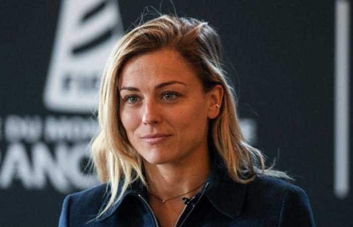 Laure Boulleau, er ist ein toller Salto!