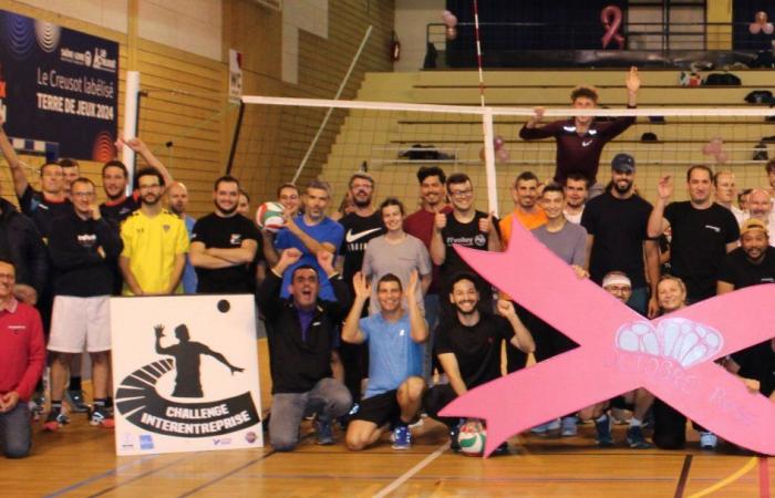 VOLLEYBALL: Framatome liegt vor Alstom, Safranc und Industeel zur Eröffnung der Intercompany Challenge