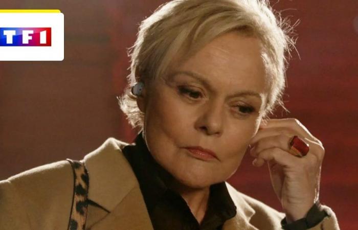 Master Crimes auf TF1: Aber was hört Louise (Muriel Robin) eigentlich über ihre Kopfhörer, während sie Nachforschungen anstellt? – Nachrichtenserie im Fernsehen