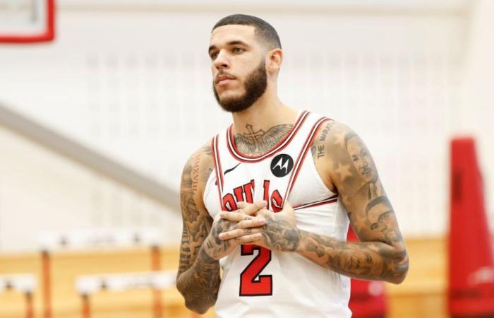 Lonzo Ball der Bulls, in seinem ersten Spiel seit ’22, „voller Freude“