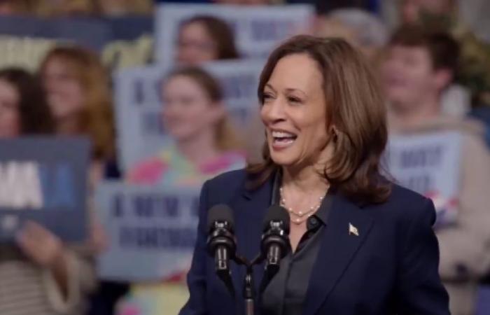 Kamala Harris hatte eine brillante Reaktion auf diese Pro-Trump-Aktivisten, die kamen, um ihre Kundgebung in Wisconsin zu stören