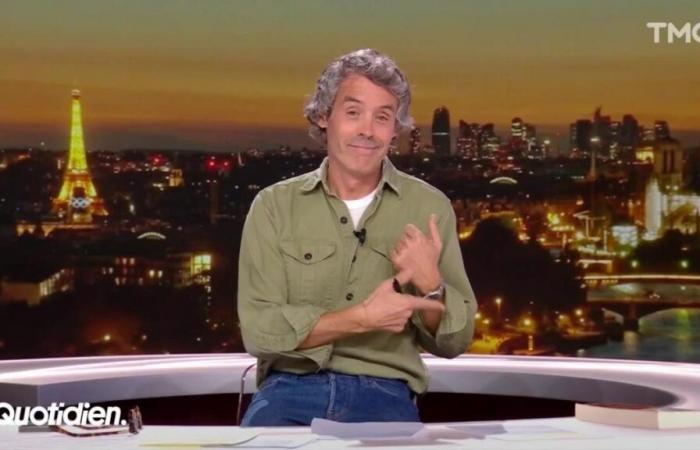 Yann Barthès schlüpft in die Rolle eines Kolumnisten, eine kleine Lektion in Quotidien