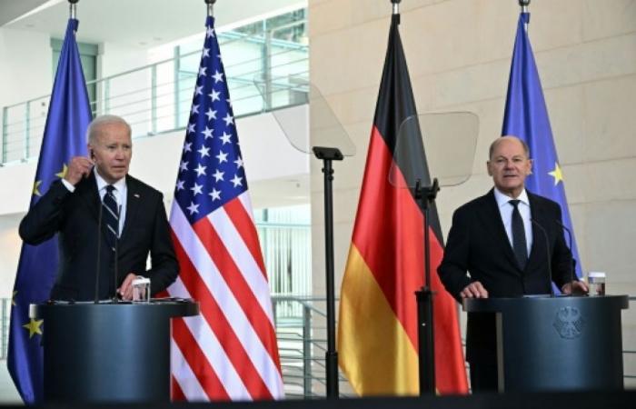 Joe Biden und seine europäischen Verbündeten seien „entschlossen“ bei der Unterstützung der Ukraine