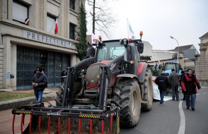 „Wir können es nicht mehr ertragen“: Rund hundert Landwirte demonstrierten vor der Präfektur Marne