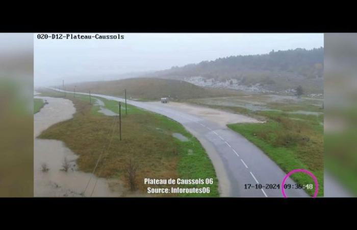 IN BILDERN – Schnelle Überschwemmungen: Sehen Sie, wie das Caussols-Plateau in nur zwei Stunden überflutet wurde