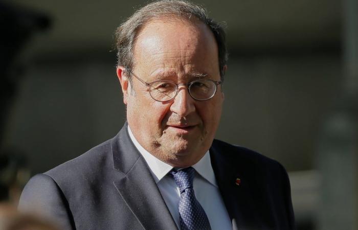 François Hollande weiht die Samuel-Paty-Promenade in Ambroise ein