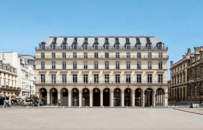 Der Architekt Jean Nouvel präsentiert die Baustelle der neuen Cartier-Stiftung in Paris, deren Eröffnung Ende 2025 geplant ist