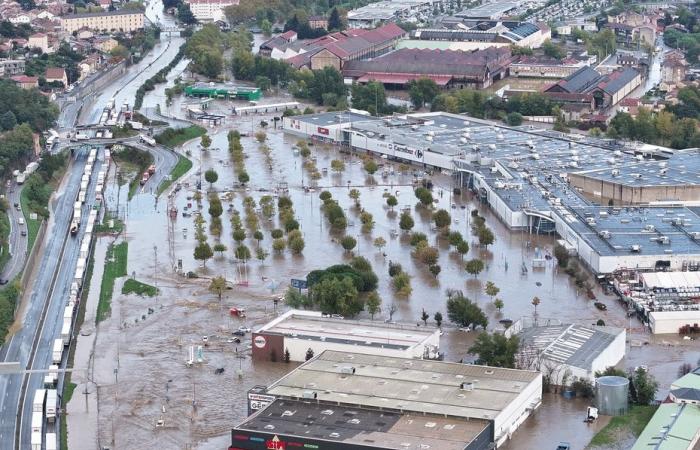 Überschwemmungen und Überschwemmungen in Givors, „das Risiko besteht, dass es sehr lange dauern wird“, die A47 ist immer noch unterbrochen, Pumparbeiten laufen