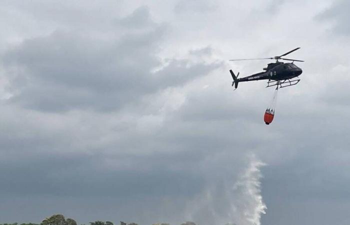 Liegt es in der Verantwortung des Ministeriums, den Wasserbomberhubschrauber zu mieten?