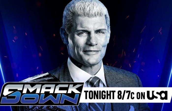 Cody Rhodes spricht bei WWE SmackDown über das Crown Jewel Championship Match