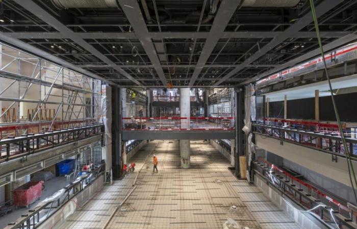 Der Architekt Jean Nouvel präsentiert die Baustelle der neuen Cartier-Stiftung in Paris, deren Eröffnung Ende 2025 geplant ist