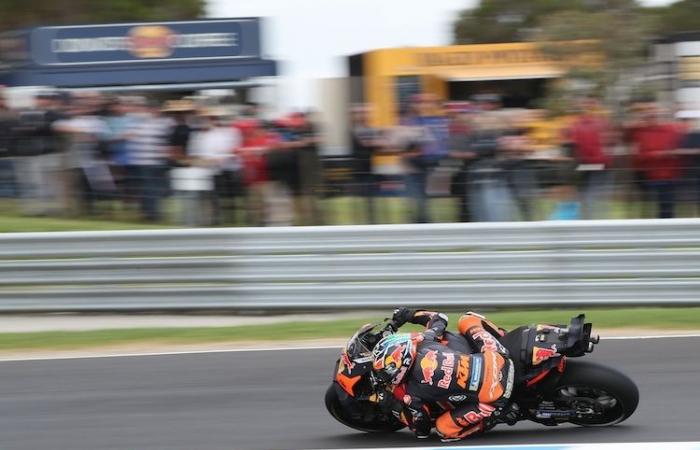 MotoGP, Australien J1: Brad Binder (KTM/7) ist der einzige RC16-Fahrer im Q2