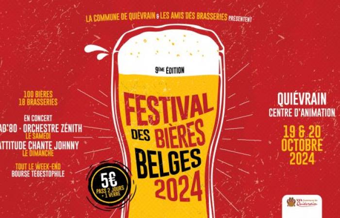 Mehr als 100 Biere von 18 Brauereien gibt es dieses Wochenende beim belgischen Bierfest in Quiévrain (B) zu probieren