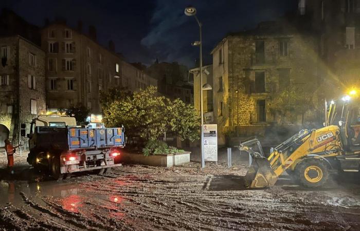 Direkt. DIREKT. Spektakuläre Überschwemmung in Annonay in der Ardèche: „Der Schaden ist beträchtlich“