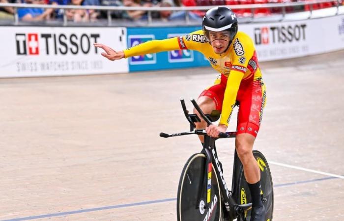 die Überraschung Clément Petit, Bronze im Scratch Race