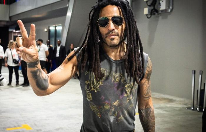 Lenny Kravitz bei einem Konzert in der Pariser La Défense Arena im Jahr 2025 und auf Frankreich-Tournee