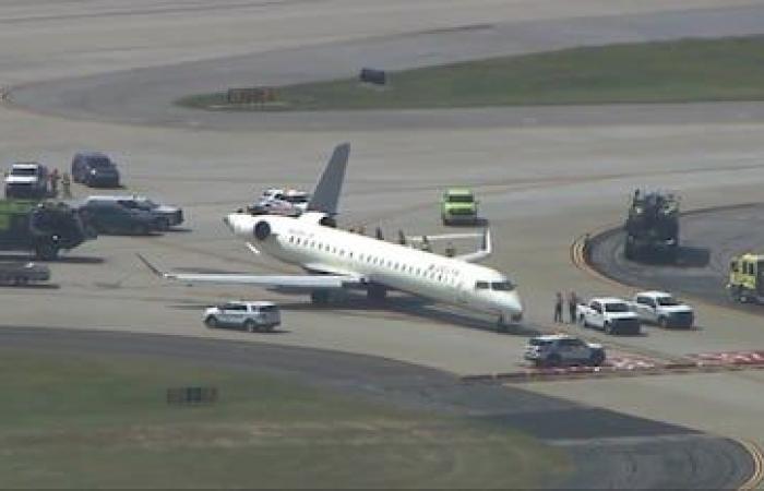 DELTA-FLUG-Zwischenfall bei AIBD, ALLE 213 PASSAGIERE SIND IN SICHERER