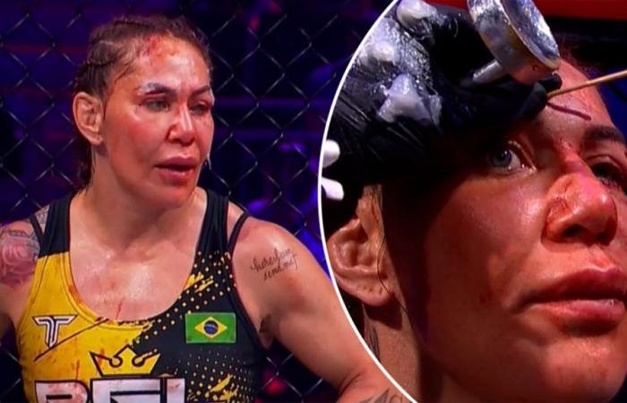 Highlights von Cris Cyborg vs. Larissa Pacheco, PFL Battle of the Giants 2024, Kampfsport-Ikone gewinnt Gürtel