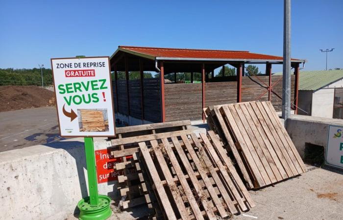 Ariège. Benutzer können jetzt Paletten und Kisten bei SMECTOM abholen