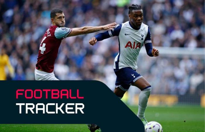 Football Tracker: Kulusevski bringt die Spurs gegen West Ham zum Ausgleich, Bilbao empfängt Espanyol