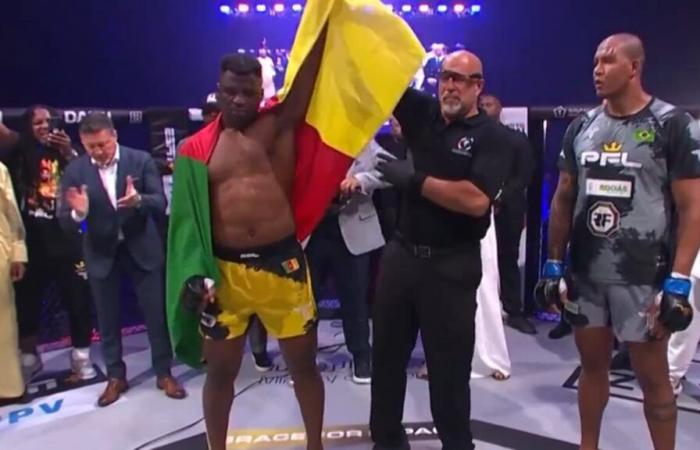 Francis Ngannou faltet den Koffer in weniger als einer Runde für seine große Rückkehr ins Achteck