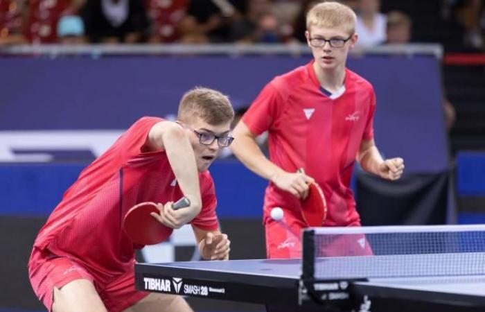 Alexis und Félix Lebrun erreichen das Halbfinale der Tischtennis-Europameisterschaft und holen sich im Doppel garantiert eine Medaille