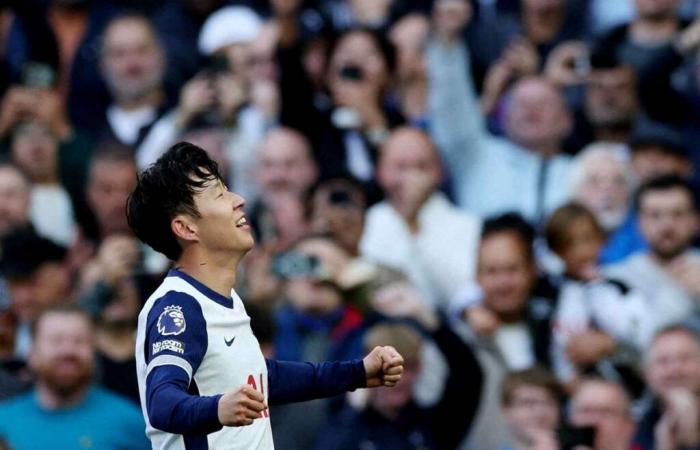 Der fröhliche Son Heung-min freut sich über die Rückkehr nach seiner Verletzung beim Sieg der Spurs