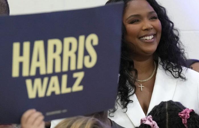 Lizzo und Usher nehmen an Wahlkampfveranstaltungen von Kamala Harris teil