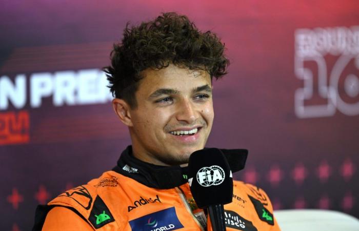 Lando Norris behält im Sprintrennen den dritten Platz