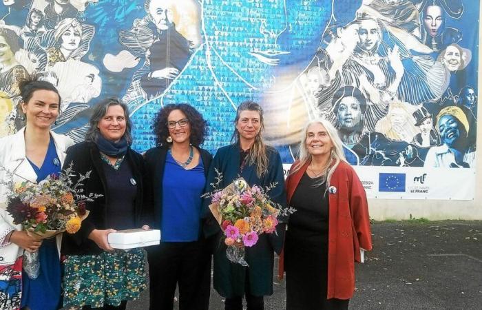 In Lorient gibt ein Fresko dem Lycée Marie-Le Franc ein Gesicht