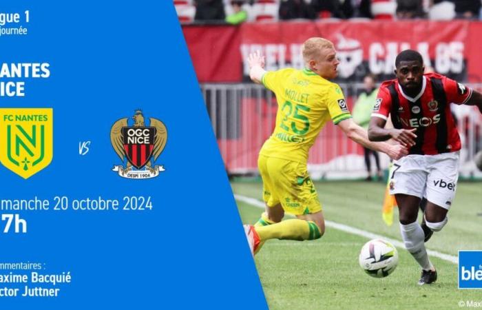 Ligue 1: Erleben Sie das Spiel FC Nantes – OGC Nizza auf France Bleu Azur