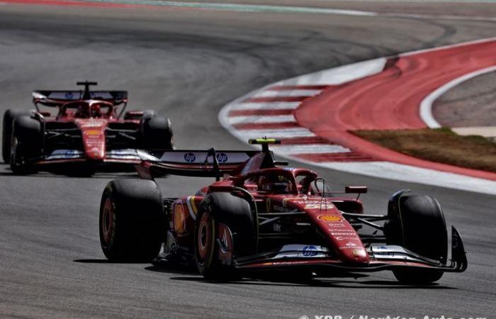 Formel 1 | Ferrari: Sainz und Leclerc sichern sich in Austin die zweite Reihe