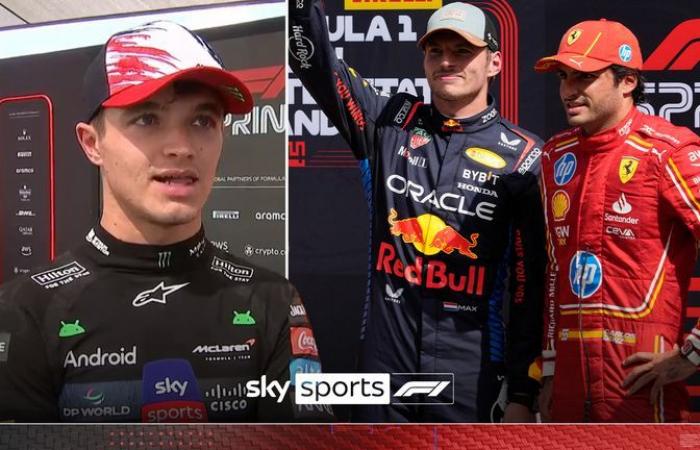 USA-GP-Sprint: Max Verstappen beendet Siegesdürre, während Titelrivale Lando Norris nach spätem Drama Dritter wird | F1-Neuigkeiten