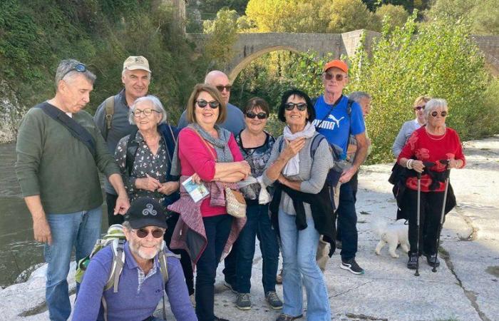 Rustiques-Wanderer bei einem Spaziergang in der Lozère