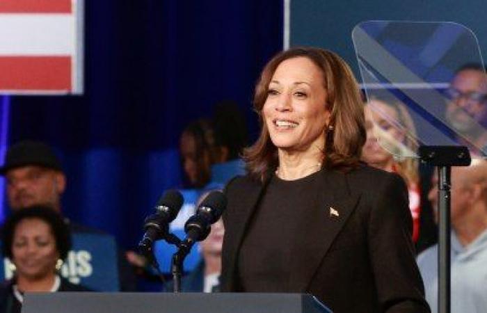 Kamala Harris sagt, Trump „erniedrigt das Amt“